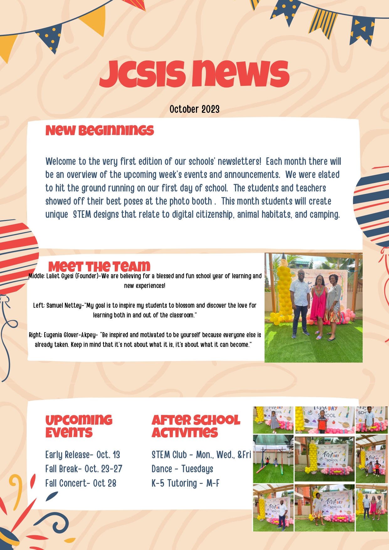 23-24 Oct Newsletter