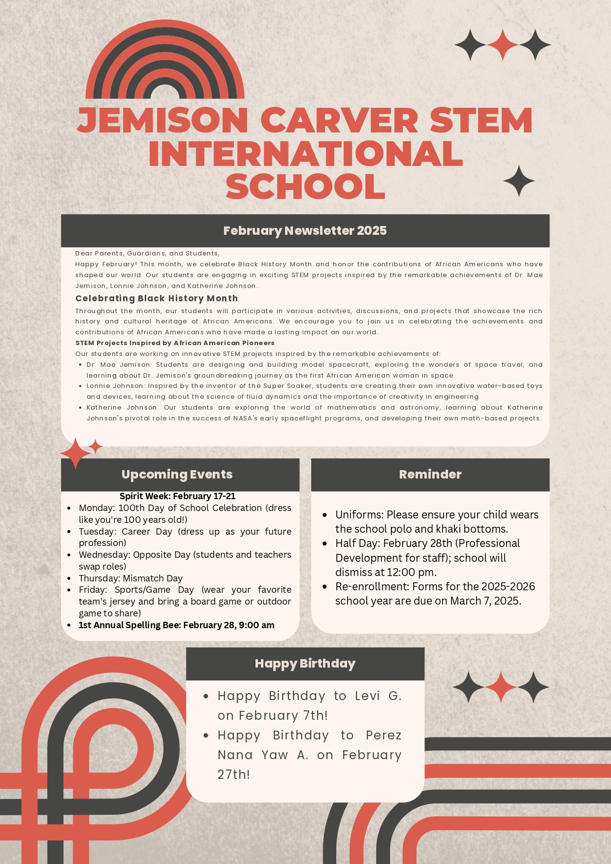 24-25 Feb Newsletter